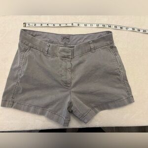 J. Crew Gray Cotton Jean-Style Women's Shorts